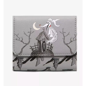 Disney The Nightmare Before Christmas Zero Moon Doodle Zip Wallet
